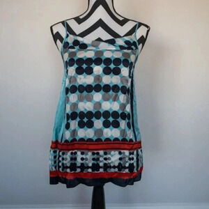 Cabi Silk Polka Dot Top Sz xs